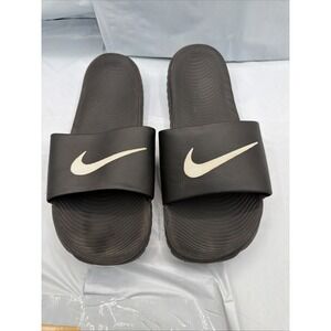 Nike Slides Black & White Mens Size 11